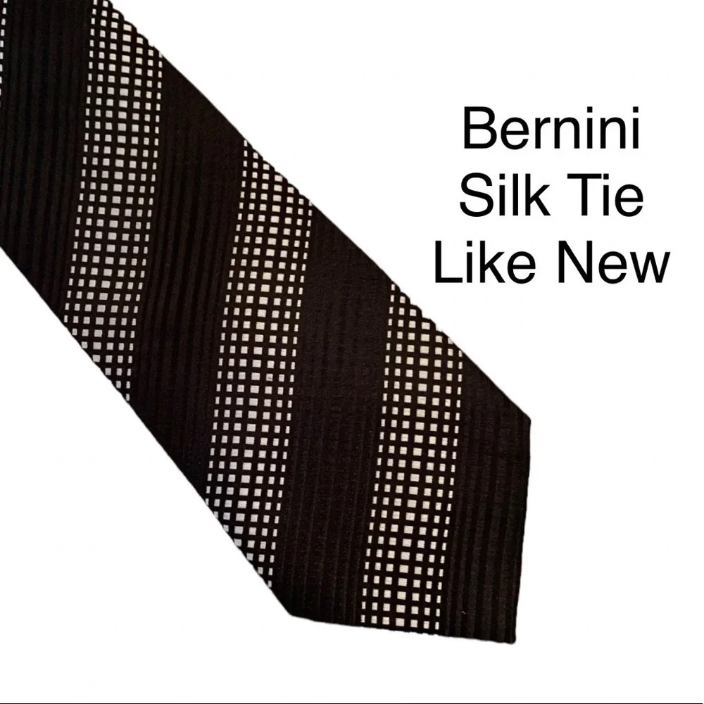 𝅺❤️BERNINI❤️ Silk Tie Classic Like New